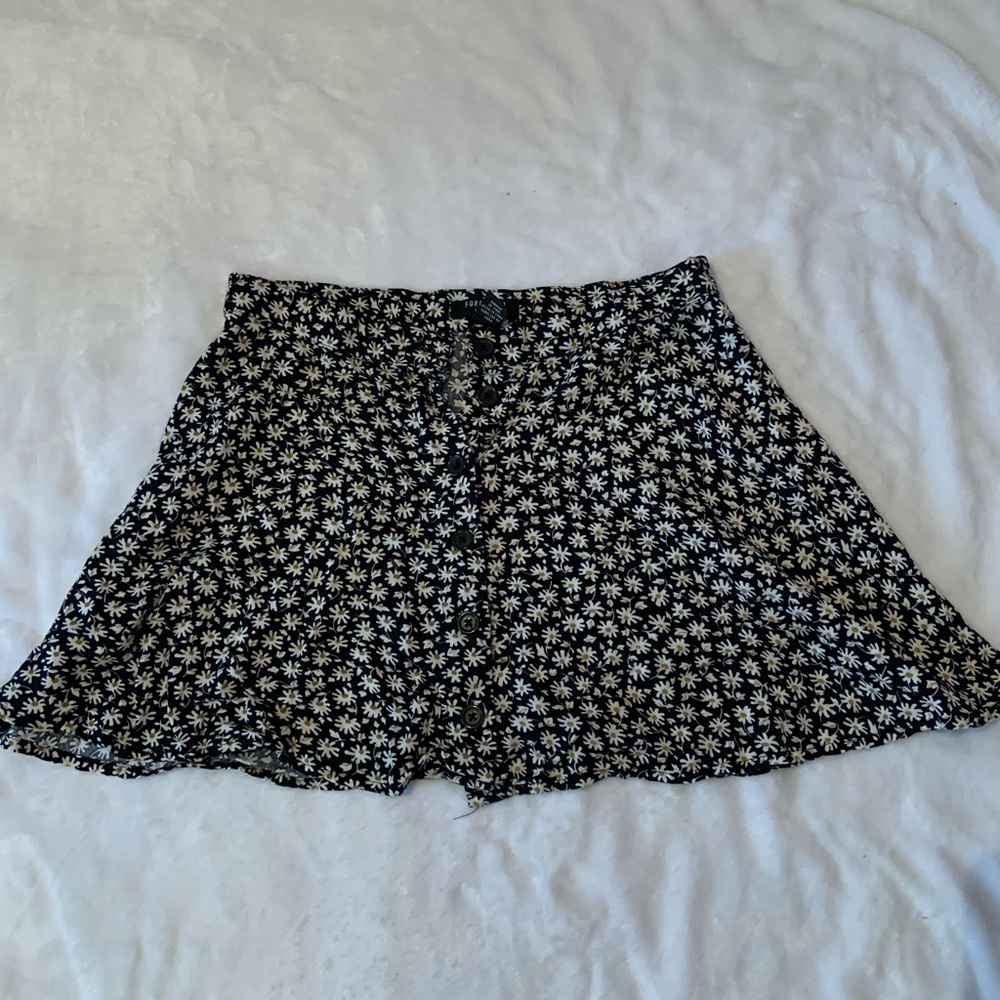 Button up penny skirt